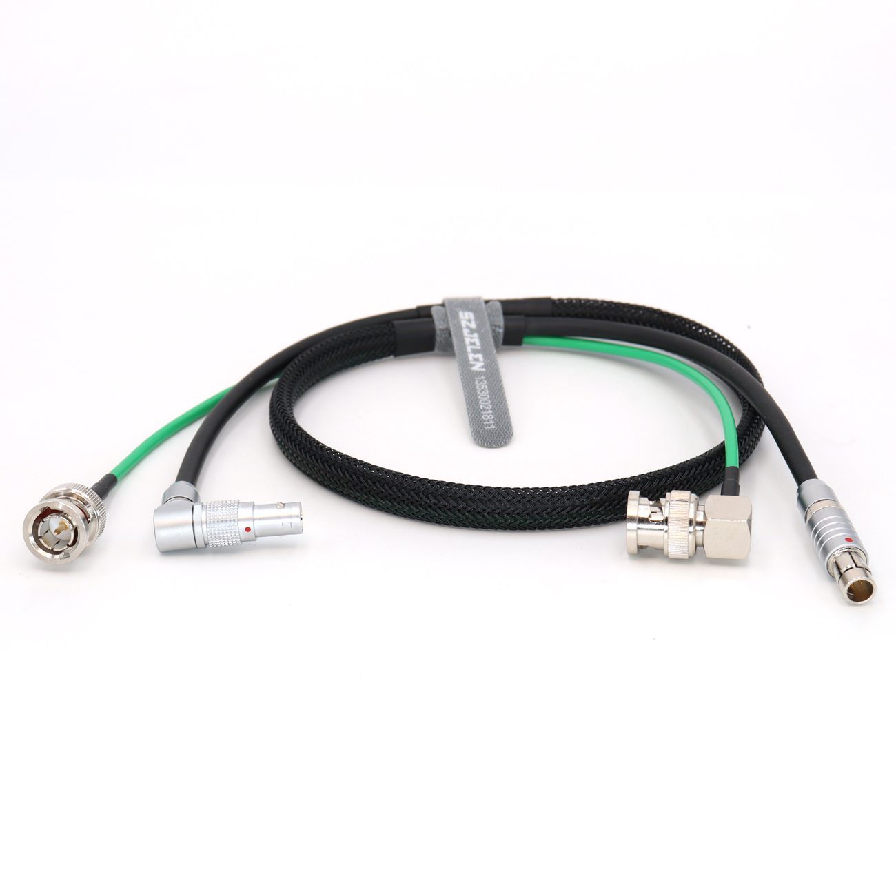 Camera Power Cable RS 3Pin to 0B 2Pin Cable + 75ohm SDI for Teradek Bolt Pro, Vaxis transmission, Samhd Ultra7