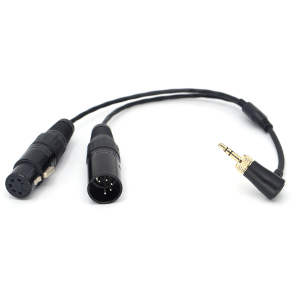 3.5mm Locking to XLR 5Pin Male and Female DMX Connection Cable