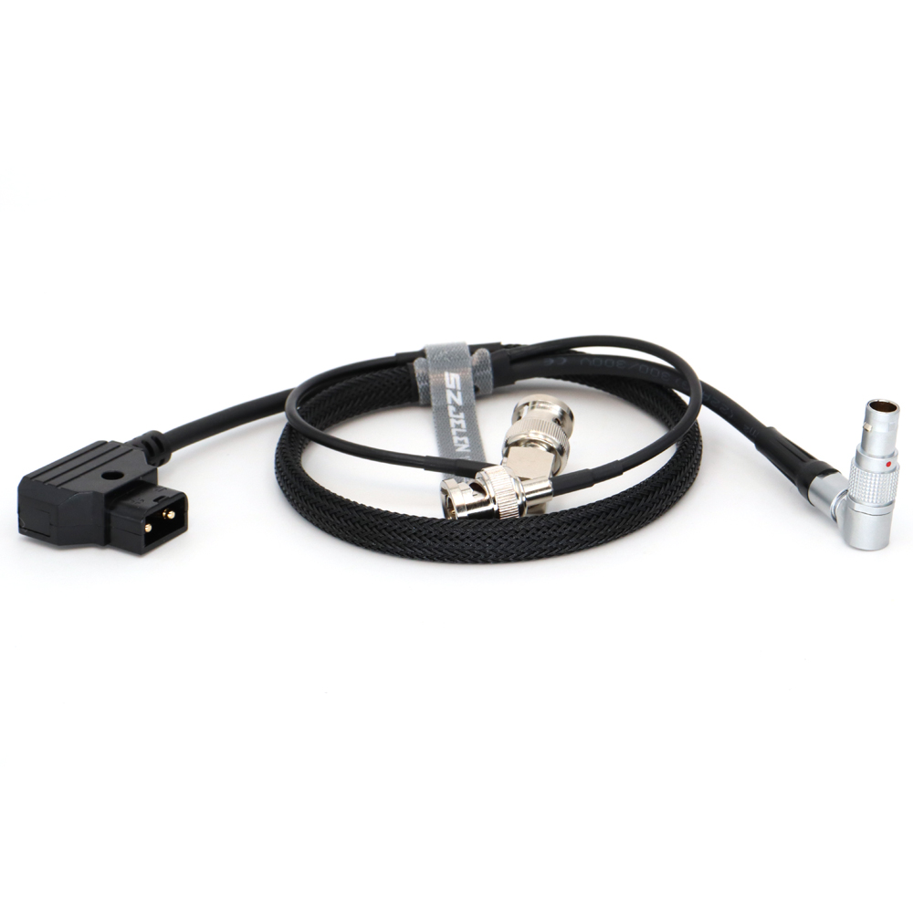 D-tap to 0B 4Pin Cable for ZACUTO Kameleon Chameleon EVF Electronic viewfinder camera monitor OLED power cable sdi video cable