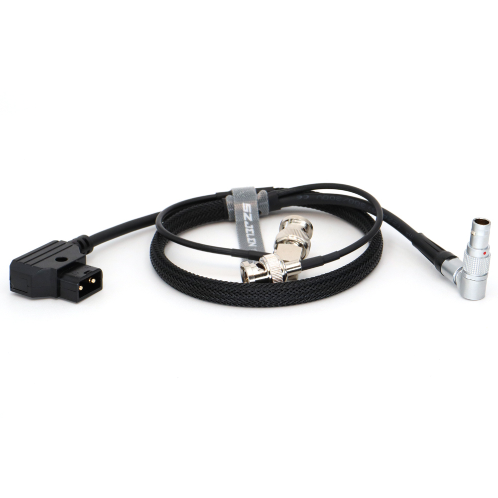 D-tap to 0B 4Pin Cable for ZACUTO Kameleon Chameleon EVF Electronic viewfinder camera monitor OLED power cable sdi video cable