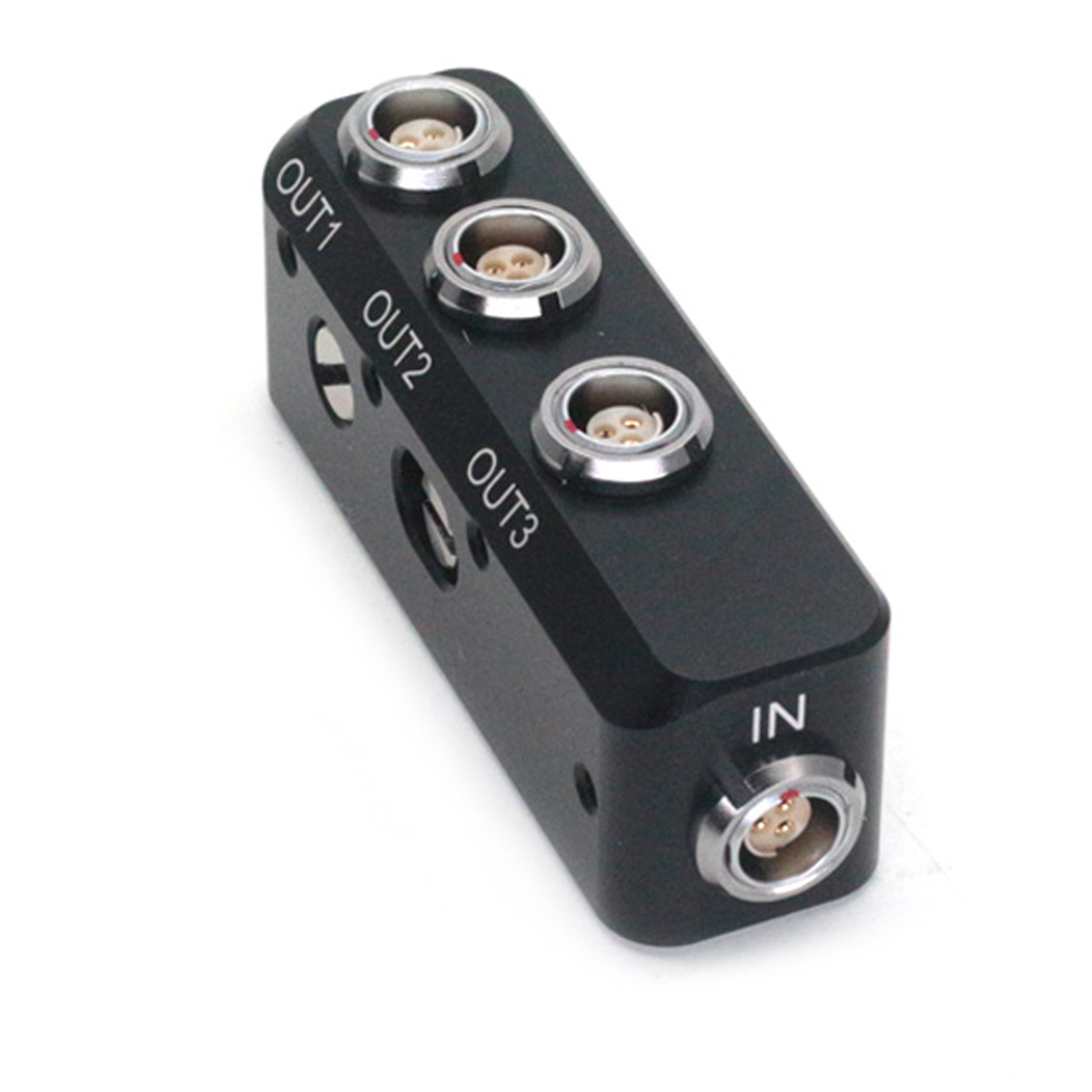 RS 3Pin Female to 3x RS 3Pin Female Power Three Way Splitter For Sony Venice Rs 3pin 24V Distributor With 1/4 Screw