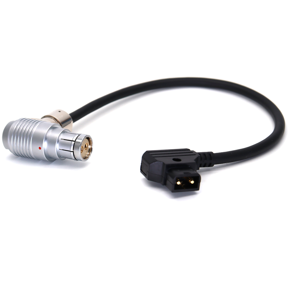 Power Cable D-tap to Elbow Fischer 105 2Pin Female for ARRI Alexa LF XT SXT SR3 435 535 235