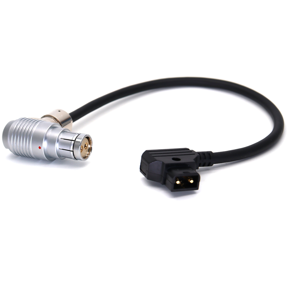 Power Cable D-tap to Elbow Fischer 105 2Pin Female for ARRI Alexa LF XT SXT SR3 435 535 235