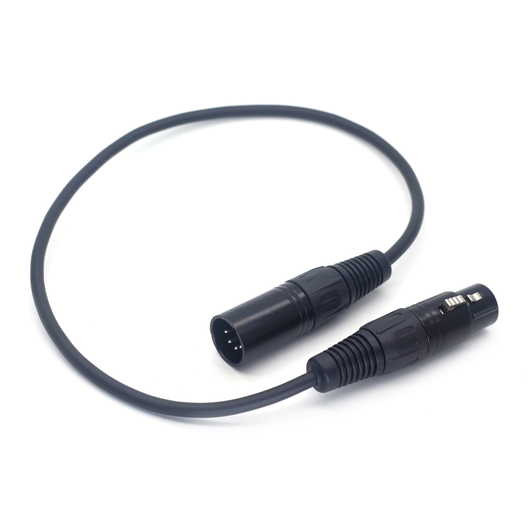 Power Cable XLR 5Pin Male to Female DMX Cable for Stage Lighting Input & Output