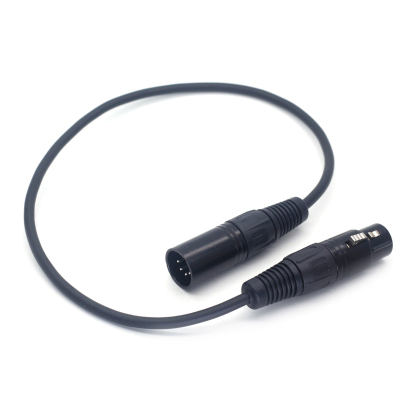 Power Cable XLR 5Pin Male to Female DMX Cable for Stage Lighting Input & Output