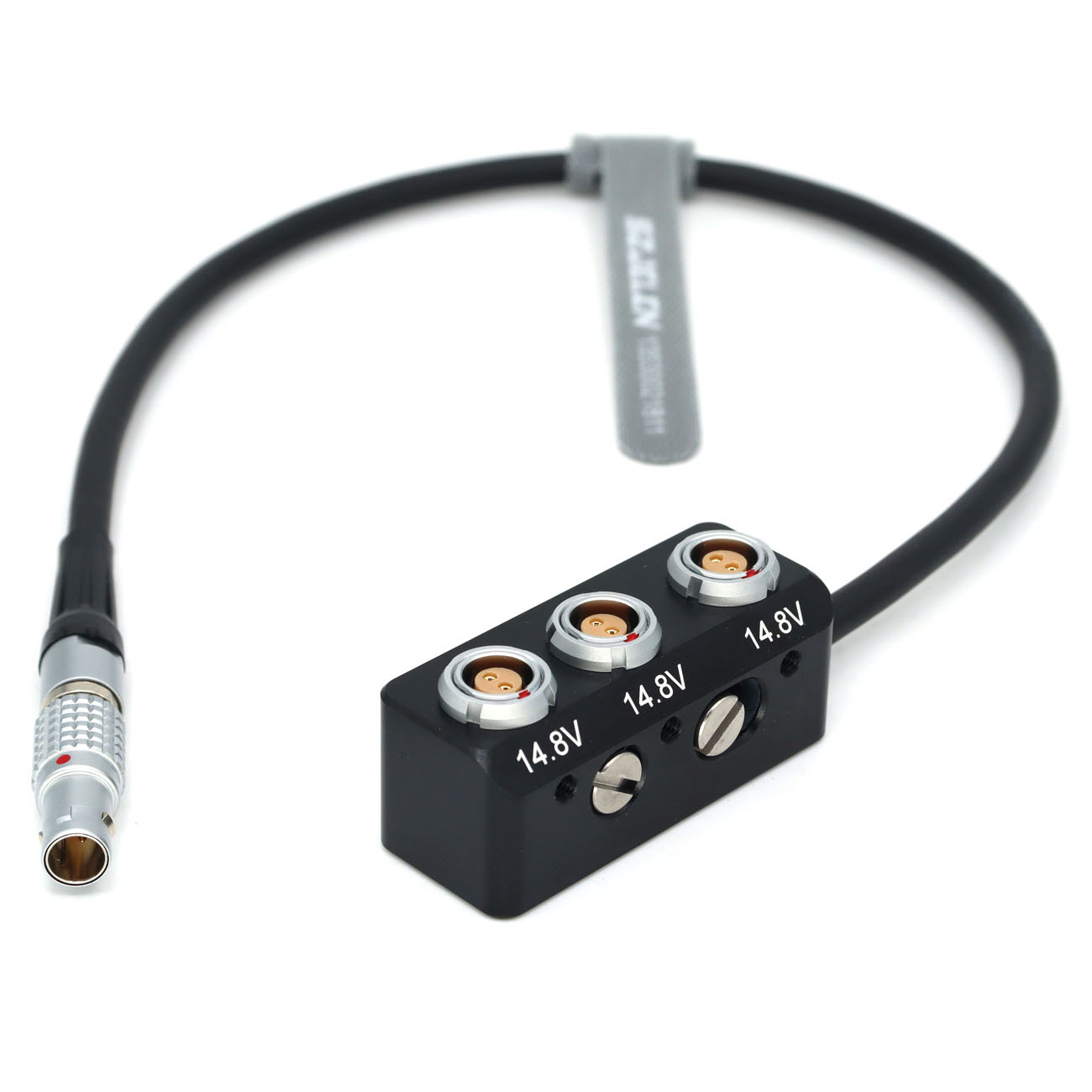 12V 0B 2Pin/RS 3Pin/D-tap to 3*0B 2Pin Female Hub Adapter Splitter for Camera ARRI, SONY, RED