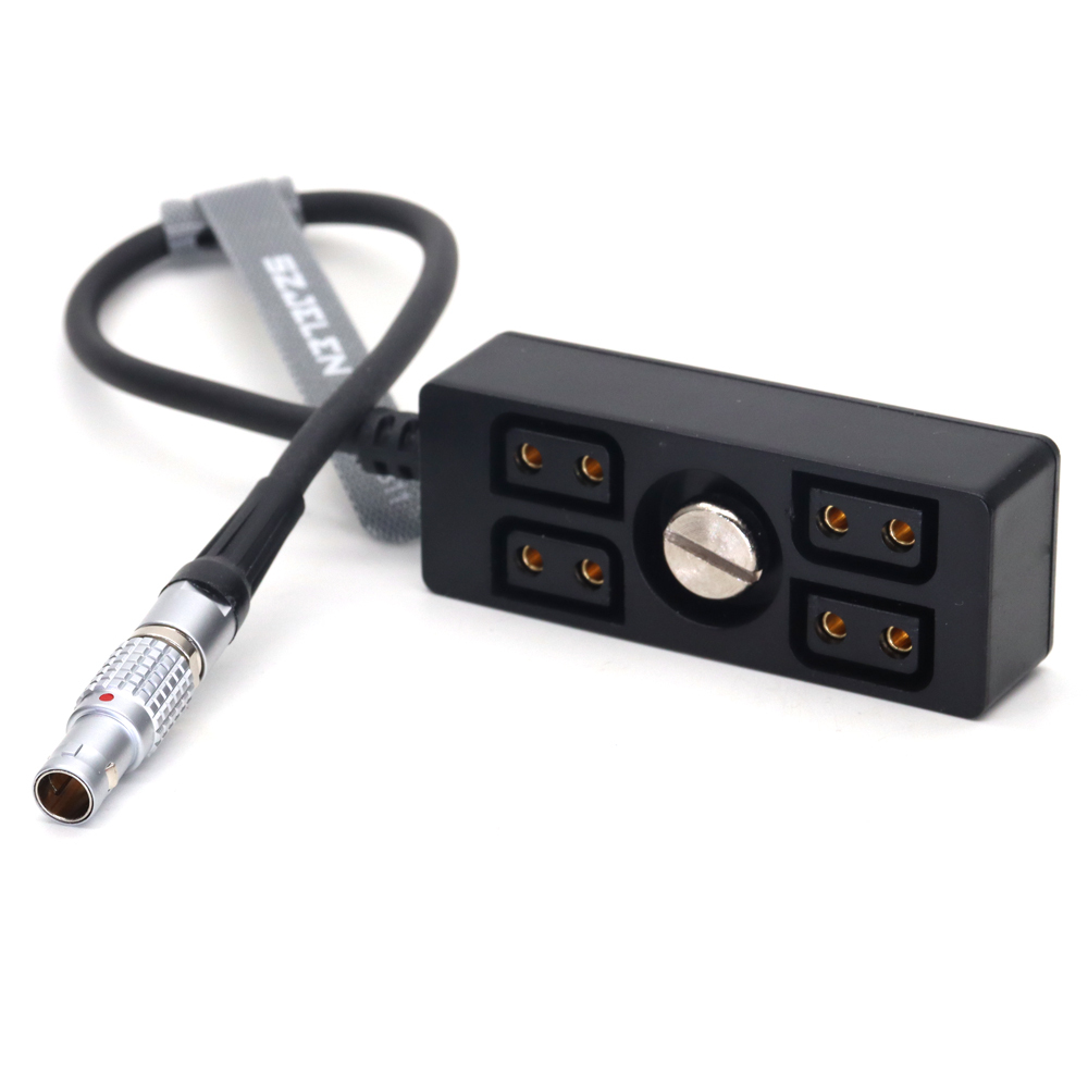 ARRI RED Camera 0B 2Pin 12V power out to DTAP Splitter with 1/4 Screw