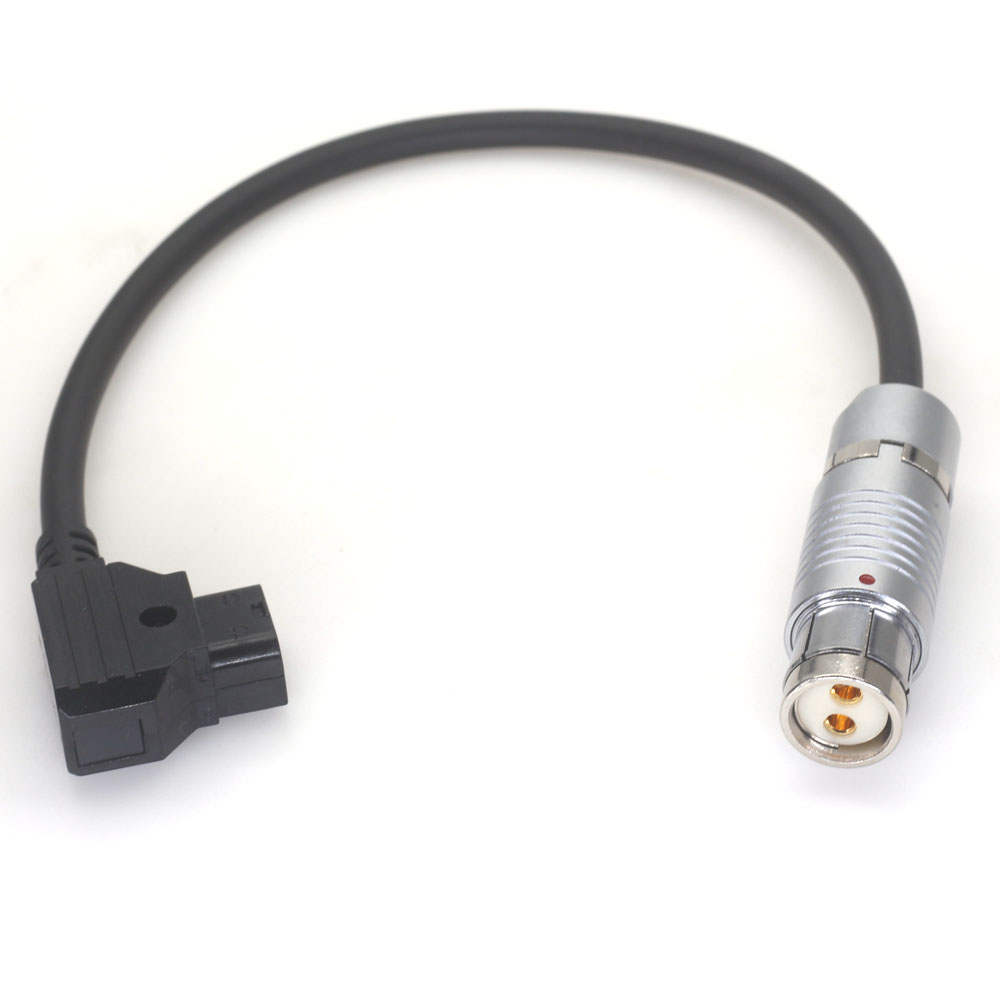 Power Cable D-tap to Elbow Fischer 105 2Pin Female for ARRI Alexa LF XT SXT SR3 435 535 235