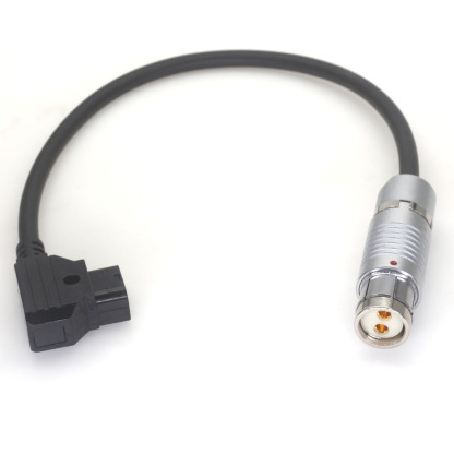 Power Cable D-tap to Elbow Fischer 105 2Pin Female for ARRI Alexa LF XT SXT SR3 435 535 235