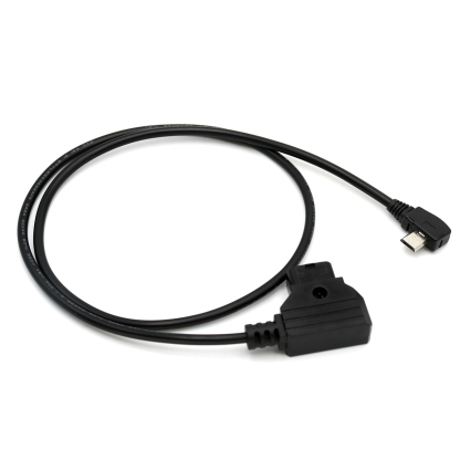 Nucleus-Nano Motor Power Cable P-TAP D-tap to Micro USB Right Angle 14.8V for Tilta V-Mount