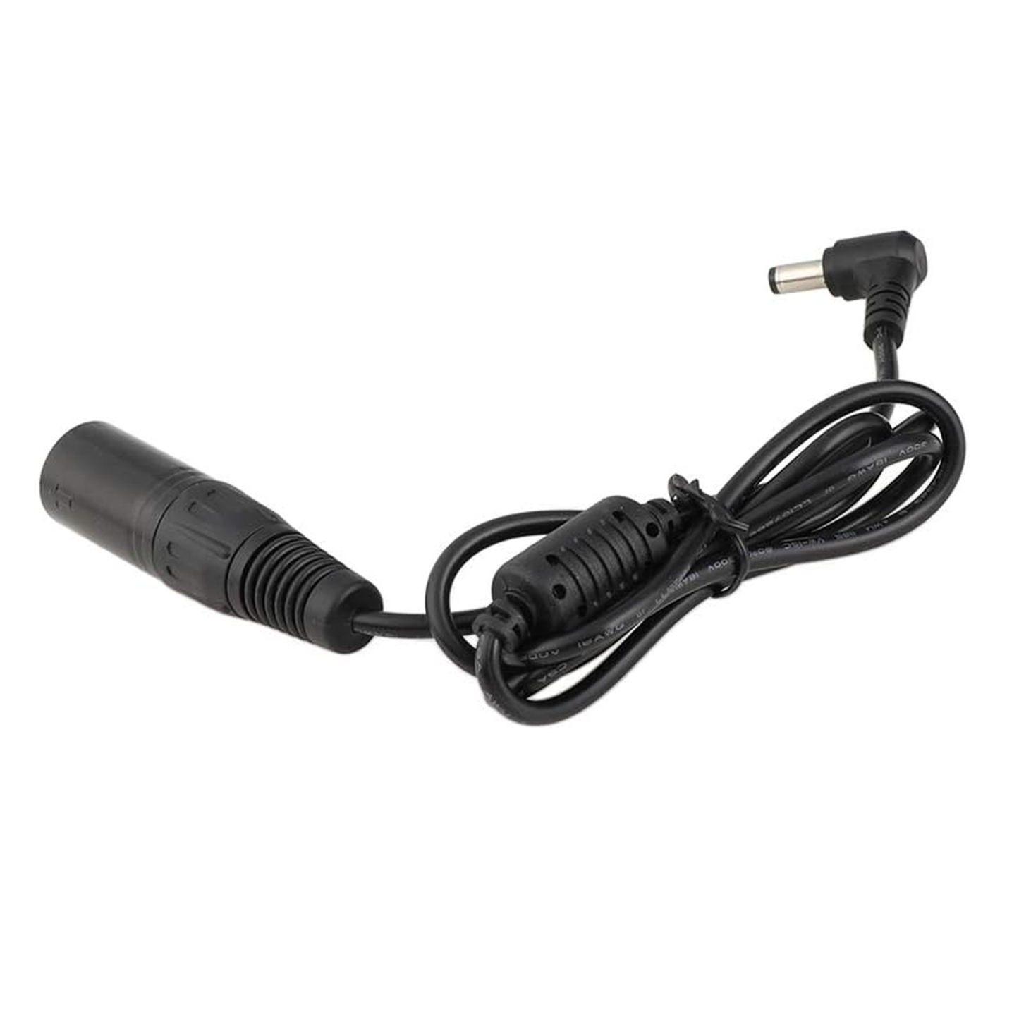 12V Power Cable XLR 4Pin to DC Barrel 5.5x2.5mm for Blackmagic Video Assist, Atomos Shogun Flame Ninja V Monitor