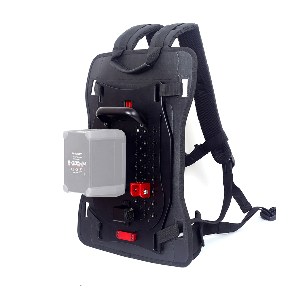 V-mount/B-mount battery Power Backpack XLR 3Pin Power Output Handle fixing plate for ARRI S35 mini miniLF camera is used separate