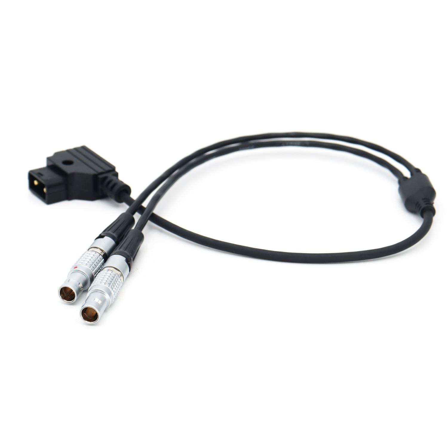 Power Cable D-tap to Dual 0B 2Pin Male Cord for Teradek Bolt Pro 1000/3000ft