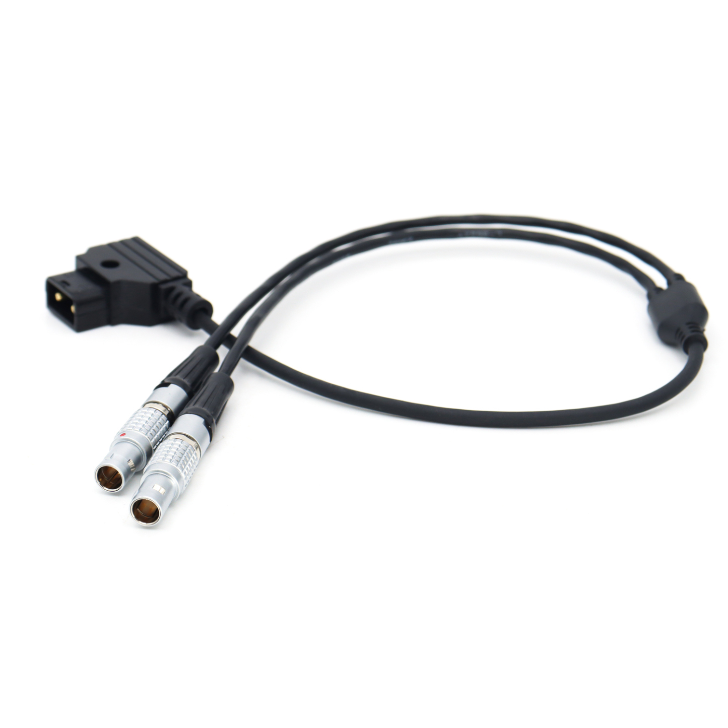 Power Cable D-tap to Dual 0B 2Pin Male Cord for Teradek Bolt Pro 1000/3000ft