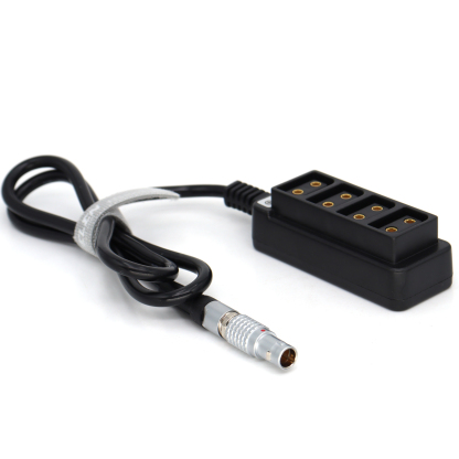 0B 2pin 12V Power Out to 4 D-tap Four-way Splitter for ARRI RED Camera