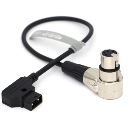 Power Coiled Cable Dtap to XLR 4Pin Female for ROLAND EDIROL R88, Tvlogic