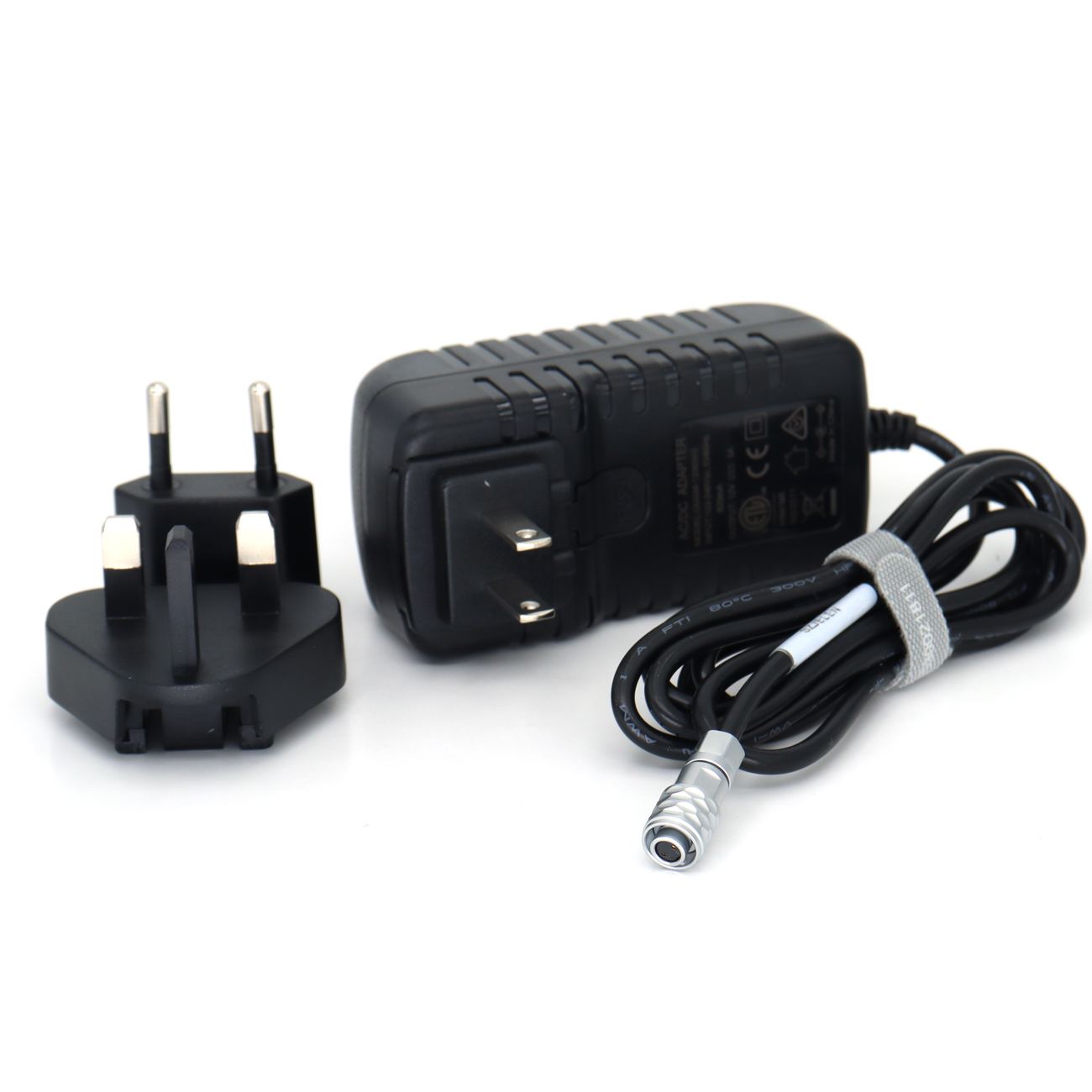 BMPCC 4K 6K 12V AC/DC Power Supply Adapter for BMPCC, Right Angle 2Pin Connector