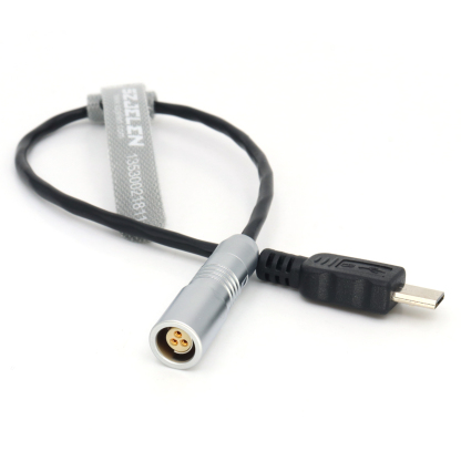 FX3/FX30 RS Trigger Input Cable Micro-USB to Float Fischer 3Pin Female for Sony, ARRI, Preston, Nucleus, Teradek RT, C-MOTION
