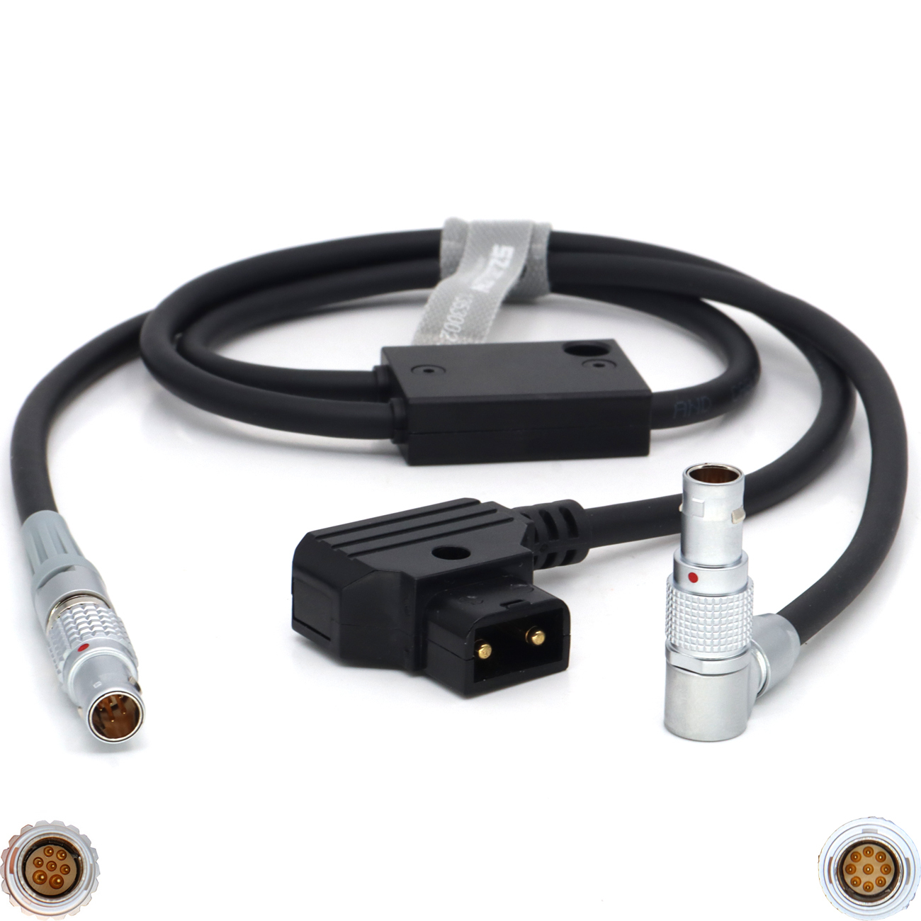 ARRI Cforce RF Motor/Cmotion cRRO motor and camin CAM (7p) to EXT 9Pin and Dtap for RED Komodo-X V-RAPTOR SUN/STOP Cable