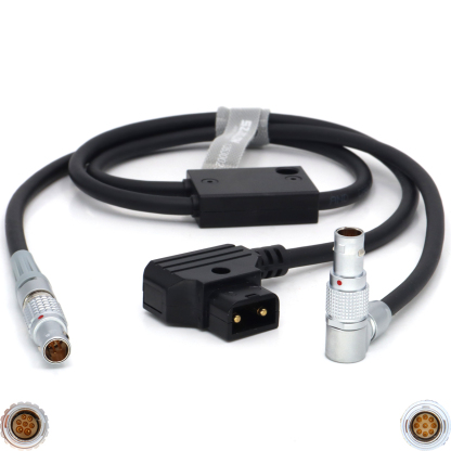 ARRI Cforce RF Motor/Cmotion cRRO motor and camin CAM (7p) to EXT 9Pin and Dtap for RED Komodo-X V-RAPTOR SUN/STOP Cable