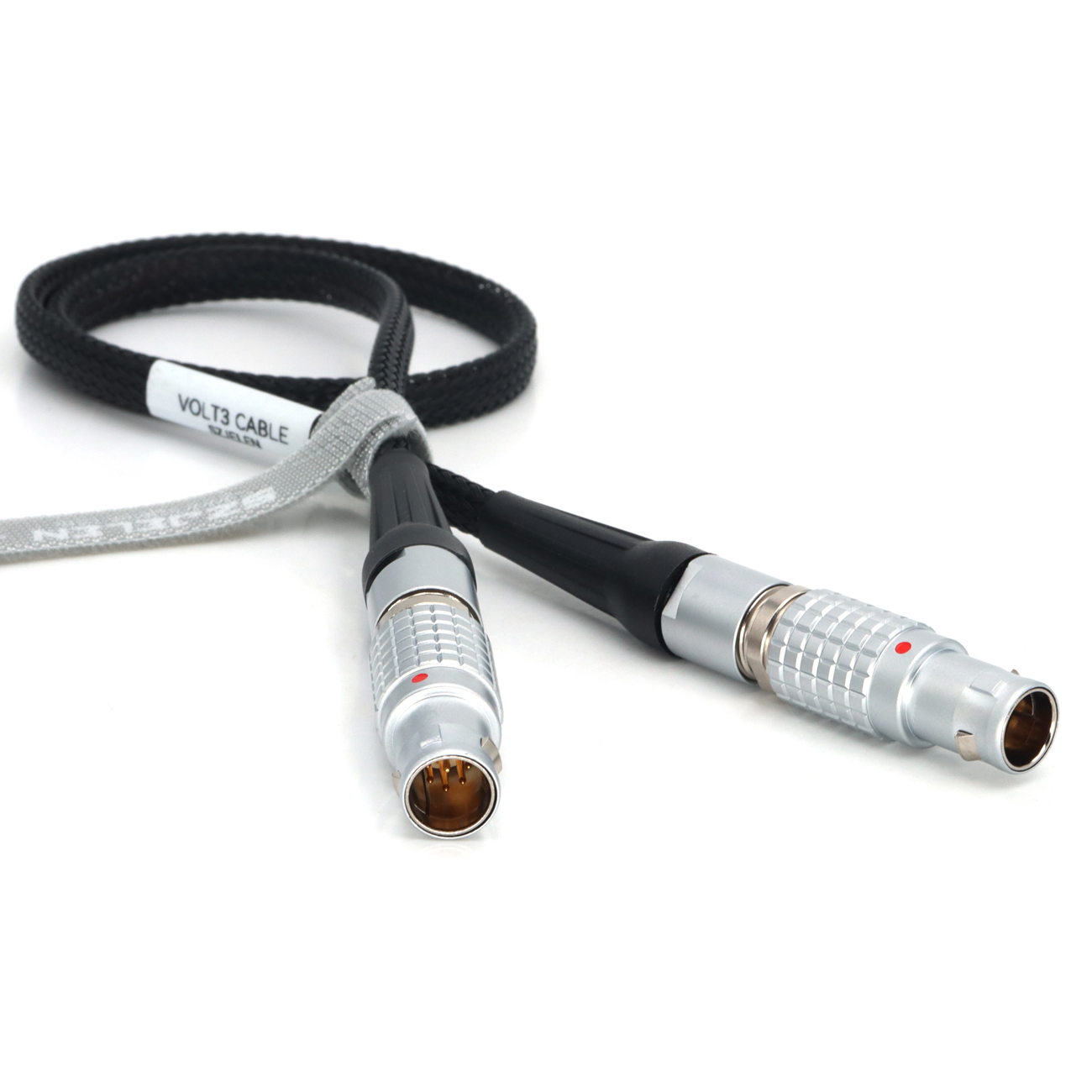 Power Data Cable Straight/Elbow 1B 8Pin Male to Male for Steadicam M1 M2 VOLT3