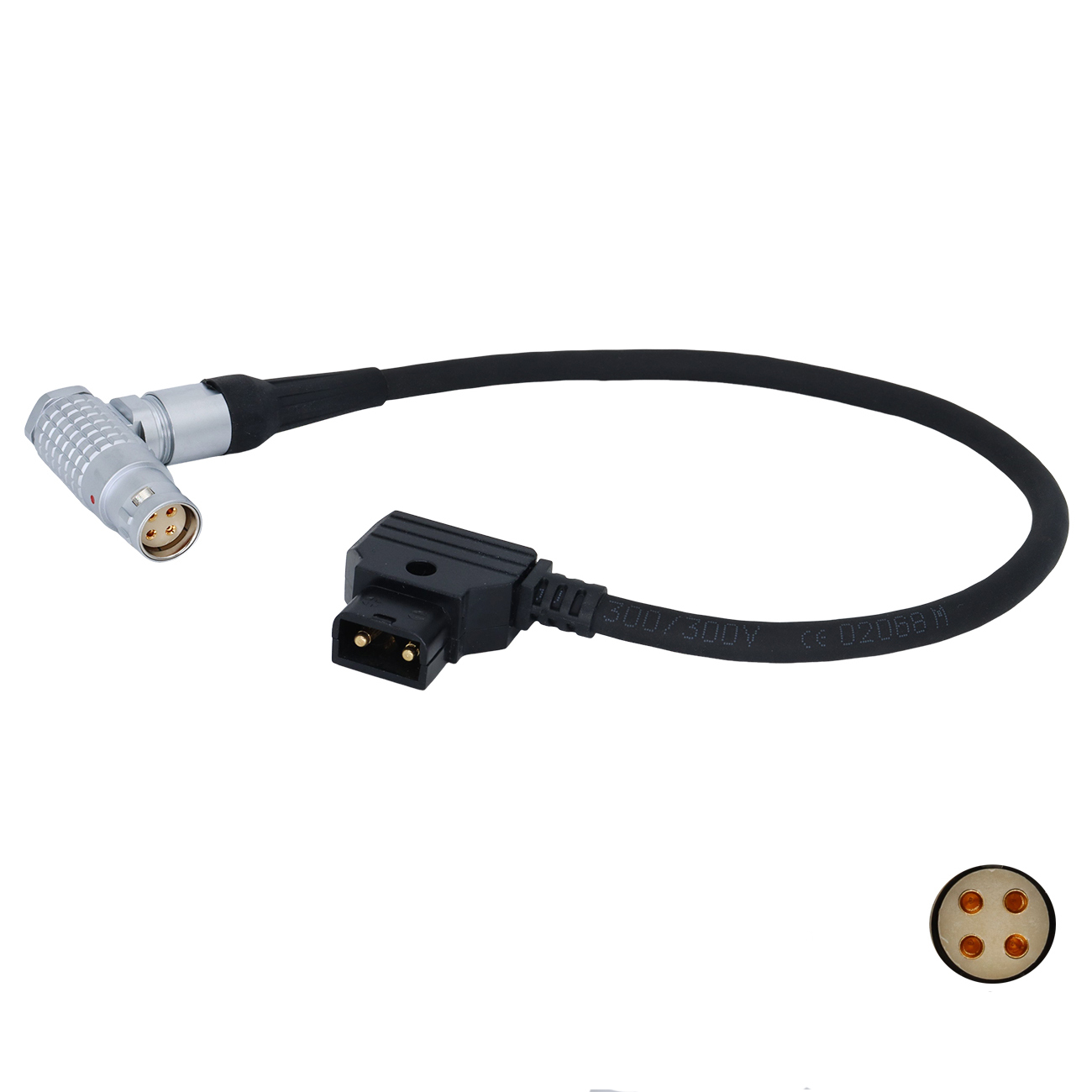 Power Cable D-tap to 2B 4Pin Female for RED Ranger MONSTRO 8K/V-Raptor XL