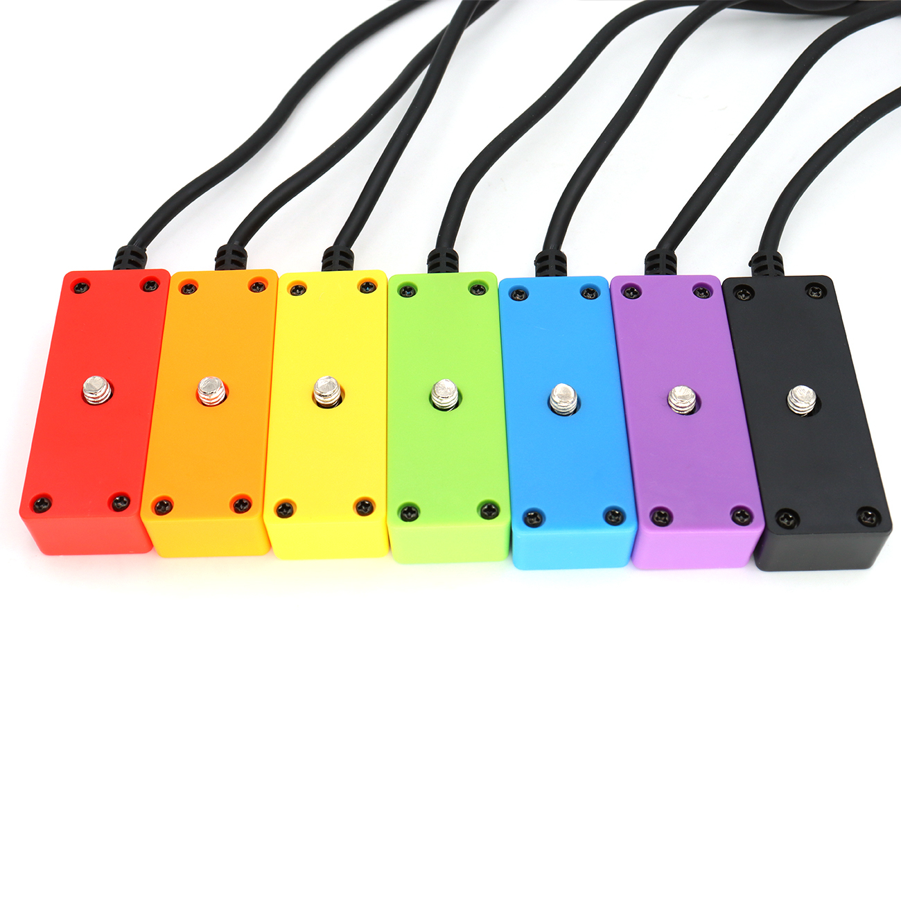 D-tap to 4 Port D-tap Female Power Splitter D-tap Distributor with 1/4" Screw