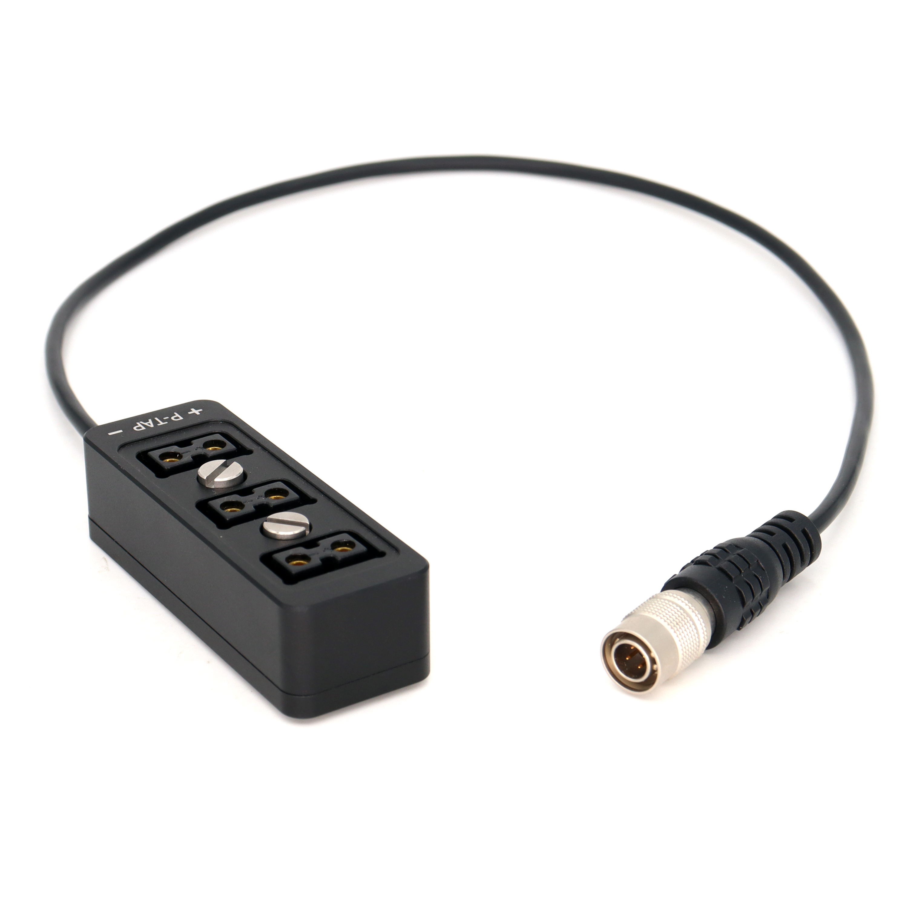 Hirose 4Pin Power Out to 3 Port D-tap/P tap Splitter Cable for Sony F5 F55 FS7 Camera