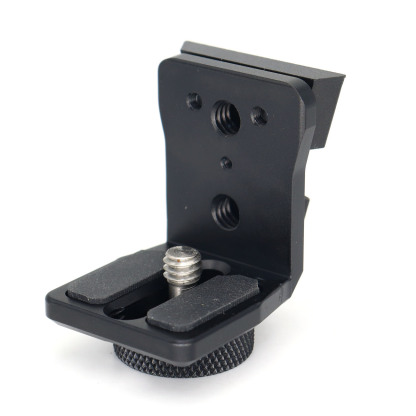 V Mount 1/4 " 3/8" Right Angle Extended Mounting Bracket for Video Monitor Camera