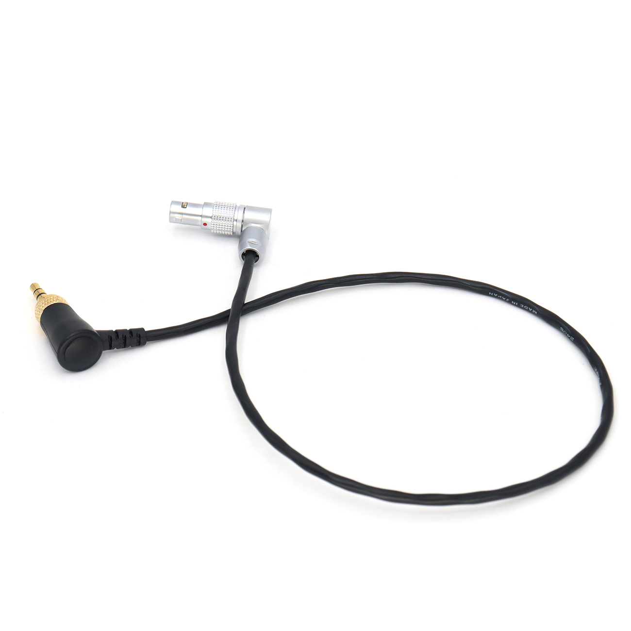 Timecode Cable Short 0B 5Pin Male to Locking 3.5mm TRS for ARRI ALEXA Mini LF