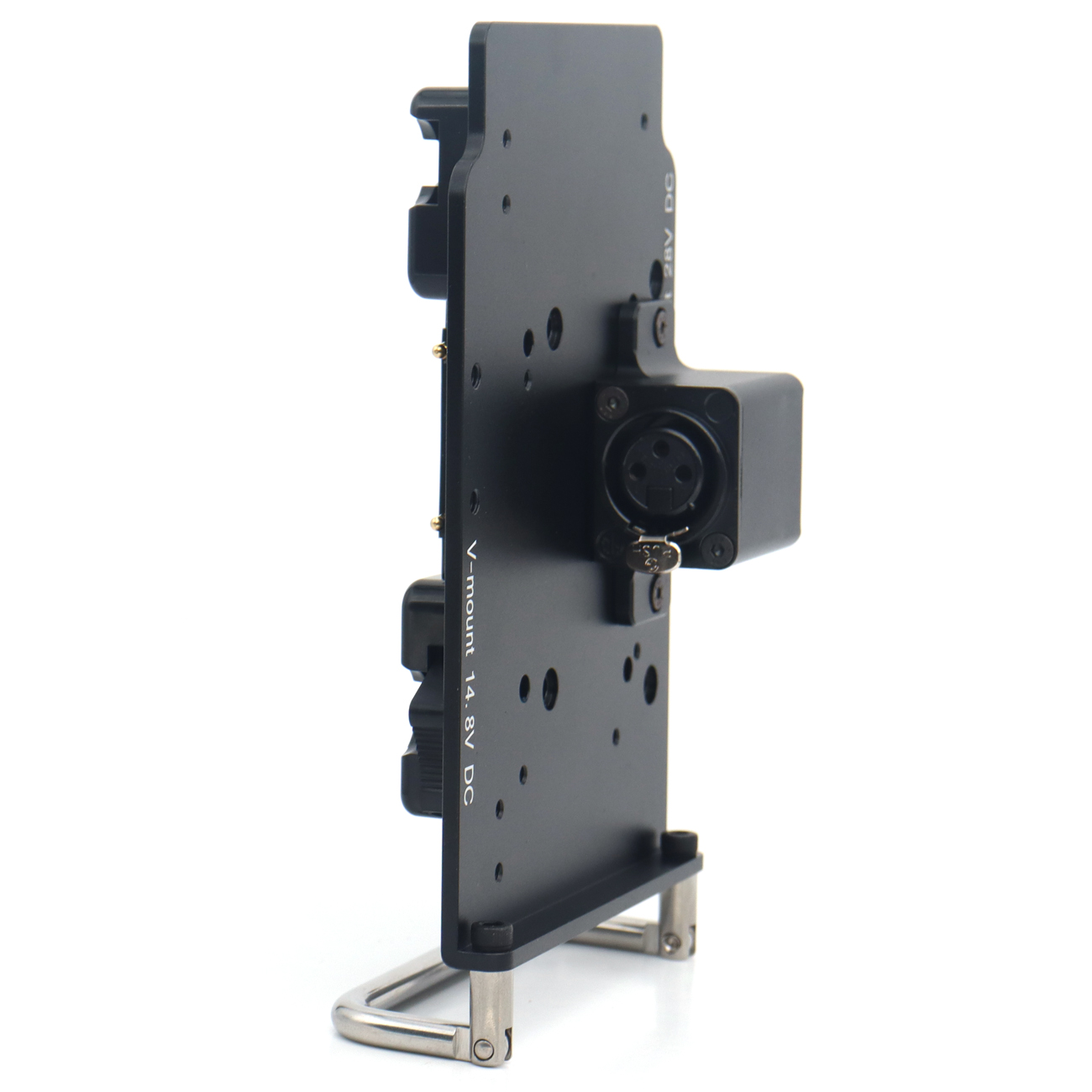 Gold-mount To XLR 3pin Power Output Handle fixing plate for ARRI Mini LF, RED, SONY