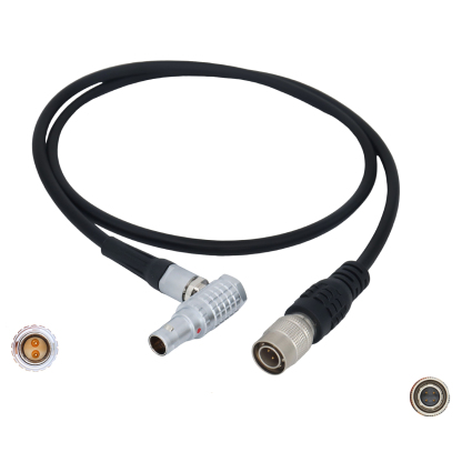 Camera Hirose 4Pin to 0B 2Pin Cable For Teradek/Vaxis/SmallHD Monitor/Sound Devices 688/644/633 Power Cable