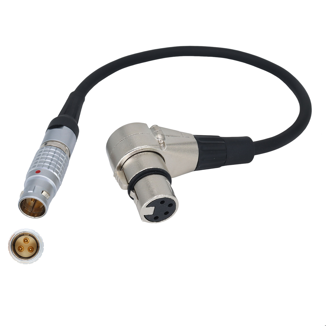 Power Cable Steadicam m2 2B 3Pin to XLR 4Pin Female for SONY Venice 2