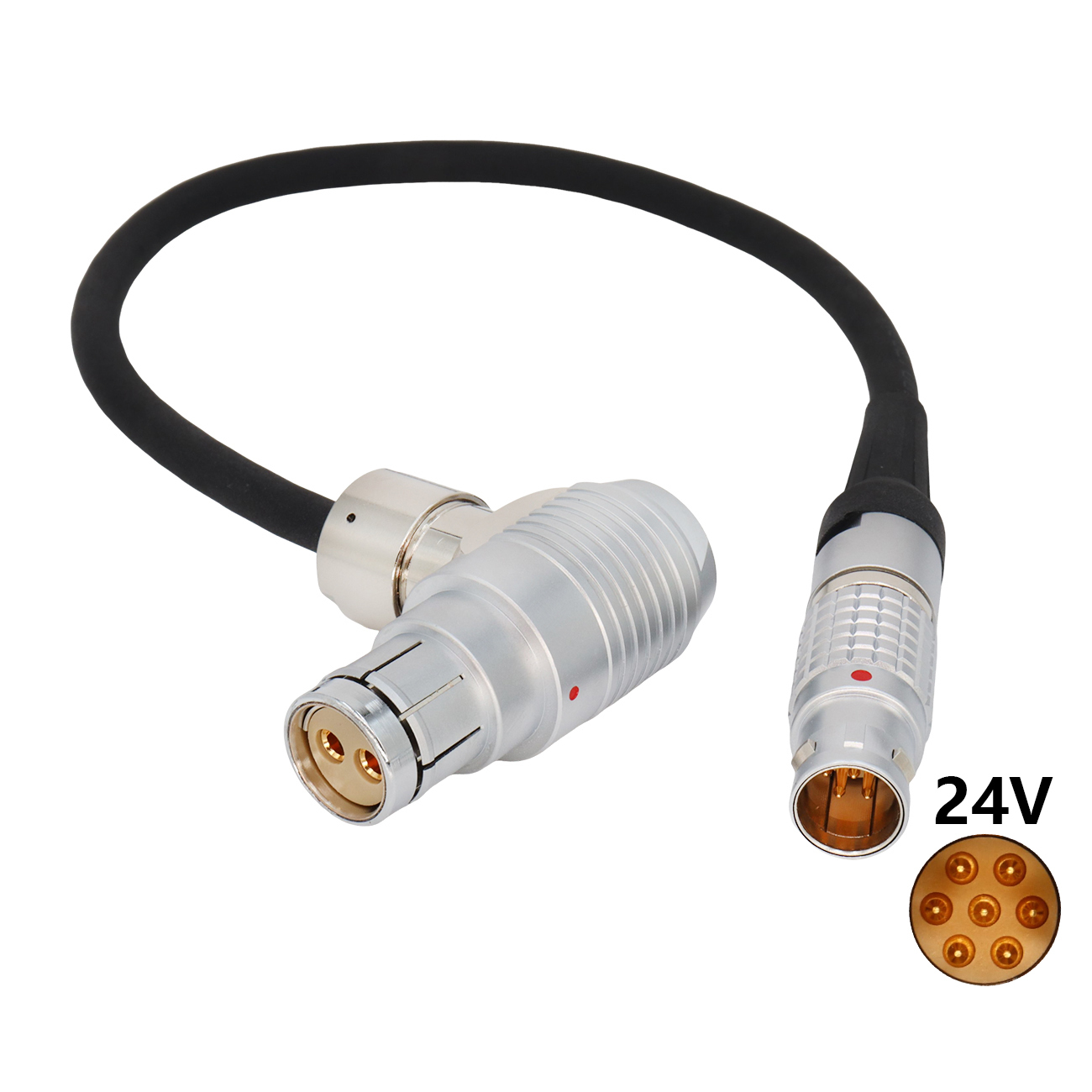 24V Power Cable for ARRI Trinity 2/Camera Stabilizer Systems 2B 7Pin to XT 2Pin Female for ARRI Alexa XT SXT LF SXT-W Classic Camera