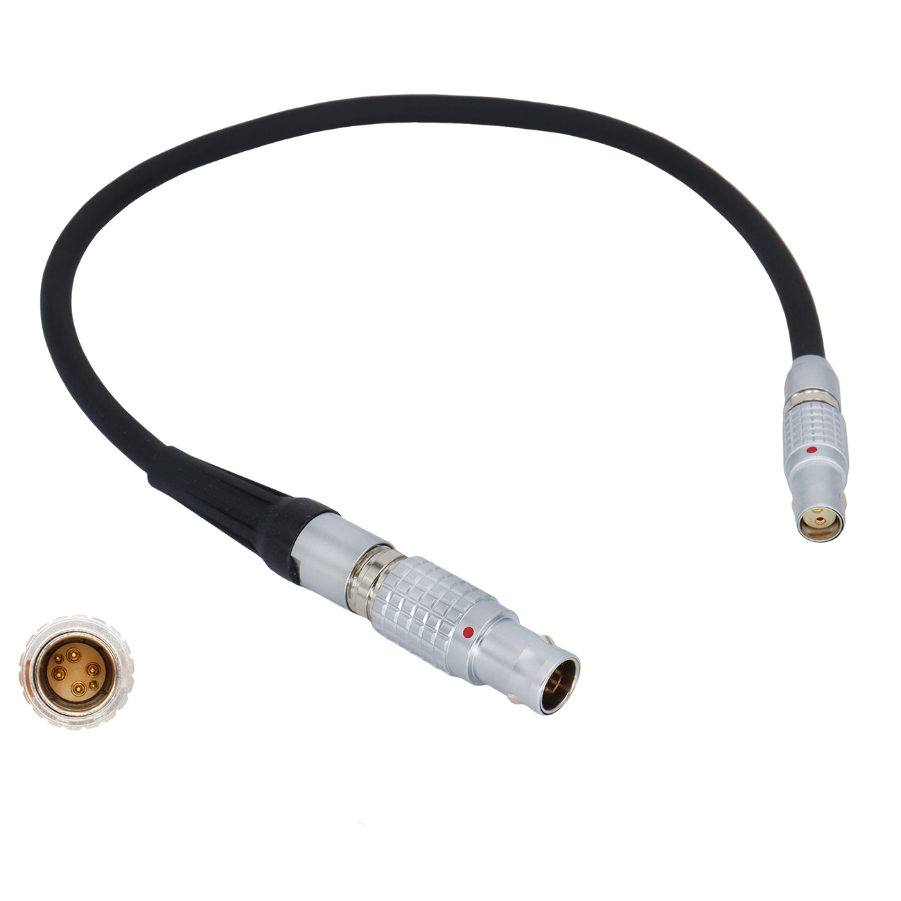 Power Cable 1B 6Pin(4+2) for DJI Ronin 2 to 0B 2Pin Female for RED Komodo Camera