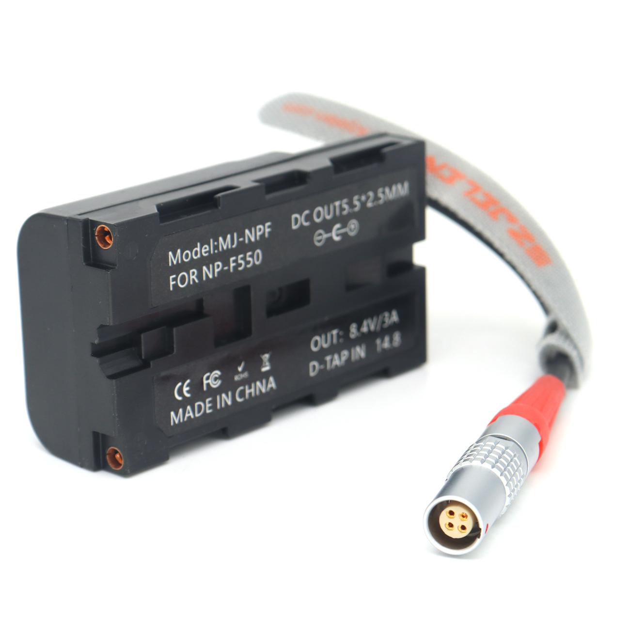 ARRI LBUS 4Pin Female to Sony NP-F550/570/970 Dummy Battery Power Cable for Atomos Ninja Shinobi Monitor