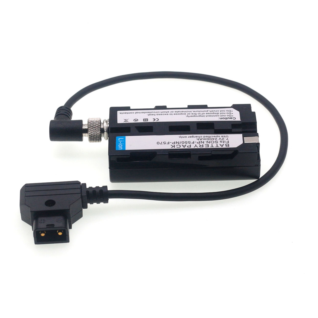 NP-F550/NP-F570/970 Power Coupler DC Dummy Battery for Sony