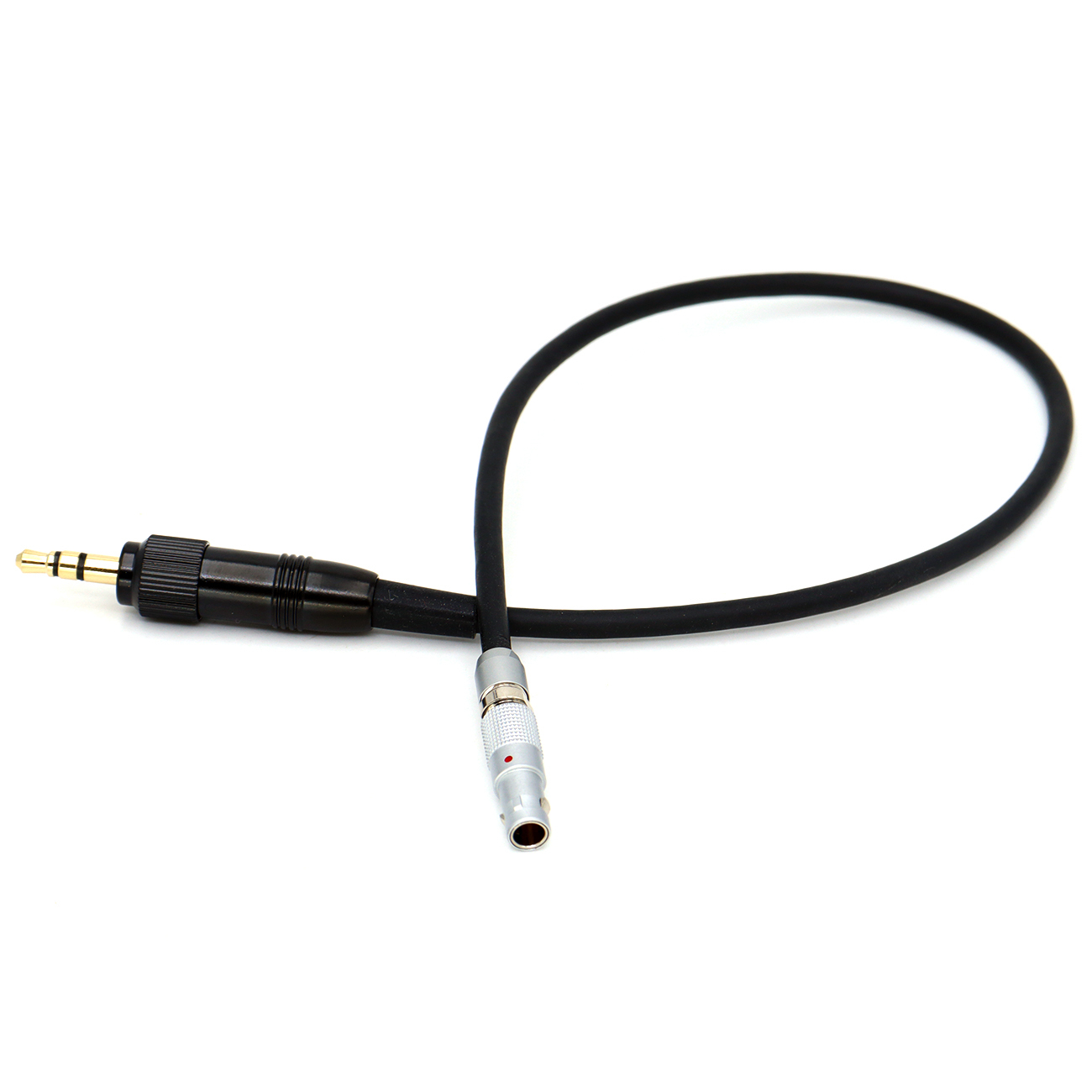 Audio Cable Locking 3.5mm to 00B 5Pin Male for ARRI MINI, RED V-RAPTOR 8K VV