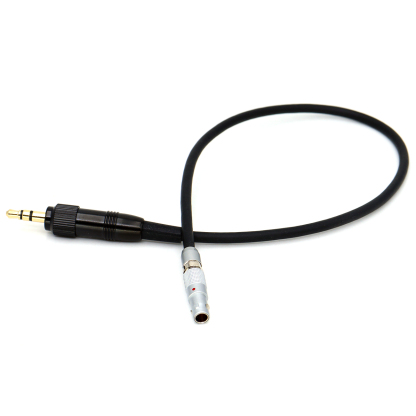Audio Cable Locking 3.5mm to 00B 5Pin Male for ARRI MINI, RED V-RAPTOR 8K VV