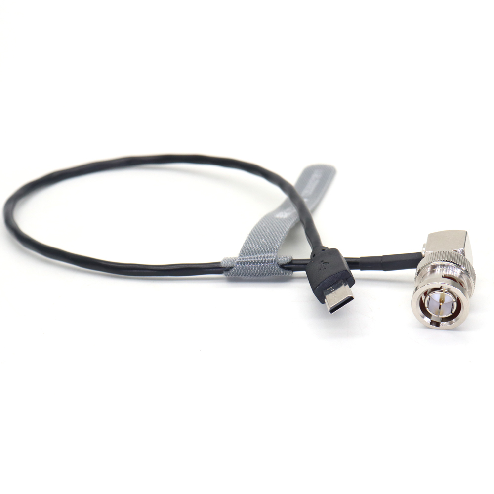 Timecode Cable 3.5mm/DIN 1.0/2.3/0B 5Pin/BNC to Micro-USB for Sony FX3 A7S3 A1 