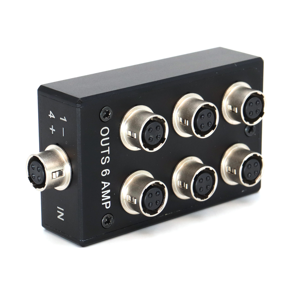 Hirose 4Pin Female to 4Pin Power outs 6 AMP for Sound Devices 688 633, Zoom F8