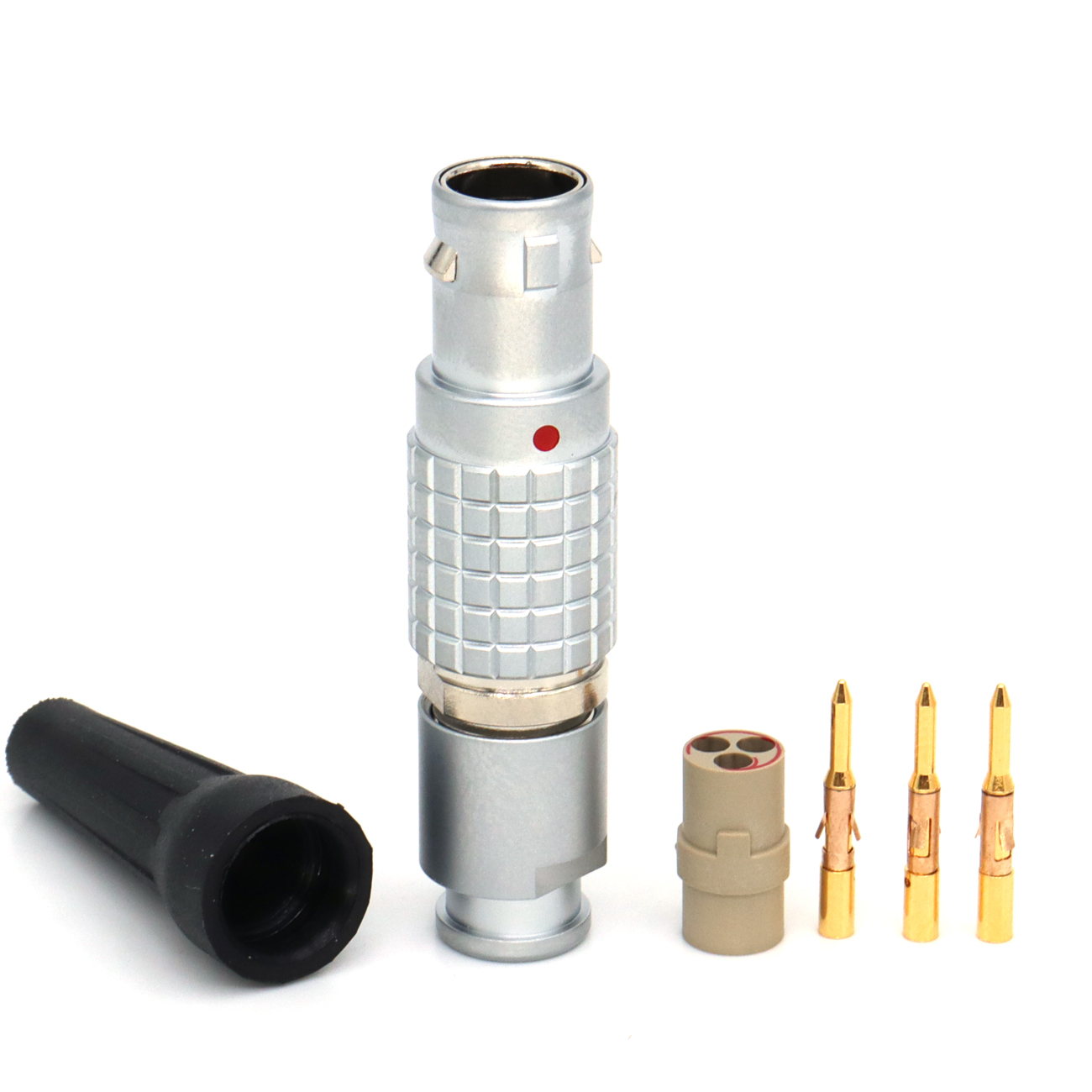 FGG EGG 0B 1B 2~7Pin Metal Circular Connector Without Welding, Crimping Plug Socket