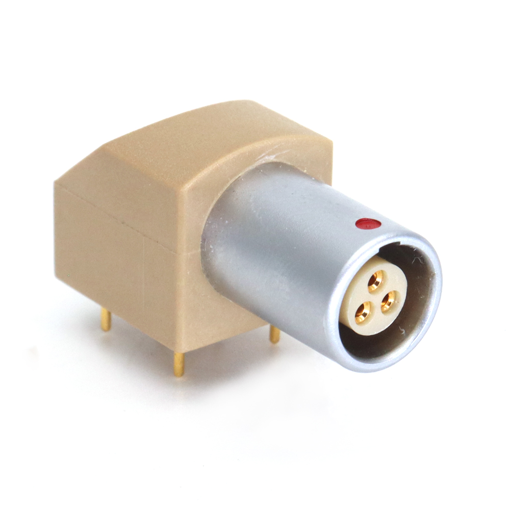 EPG 0B 2~9 Pin Male Plug Aviation Fast Connector Ellenbogen 90° PCB Buchse Printed Circuit