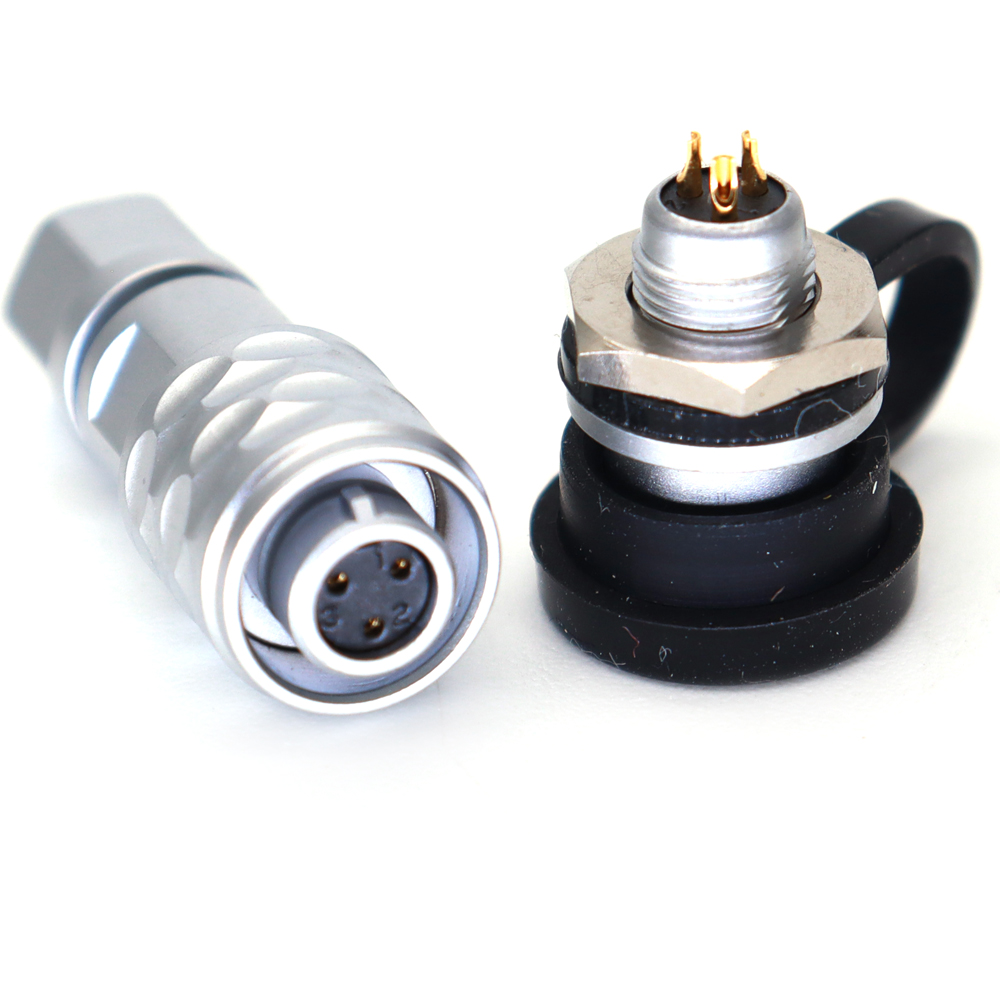 SF6 Series Industrial Push-pull Metal connector SF610 2~5Pin connector electrical connector metal plug and socket