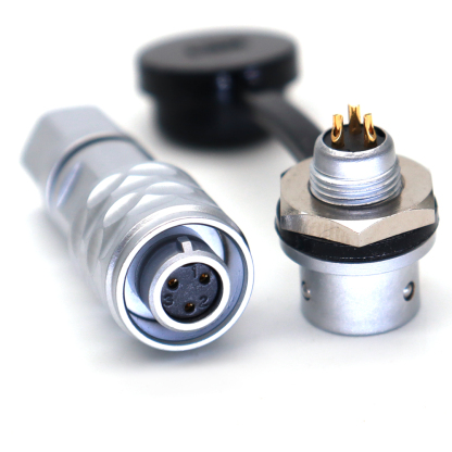 SF6 Series Industrial Push-pull Metal connector SF610 2~5Pin connector electrical connector metal plug and socket