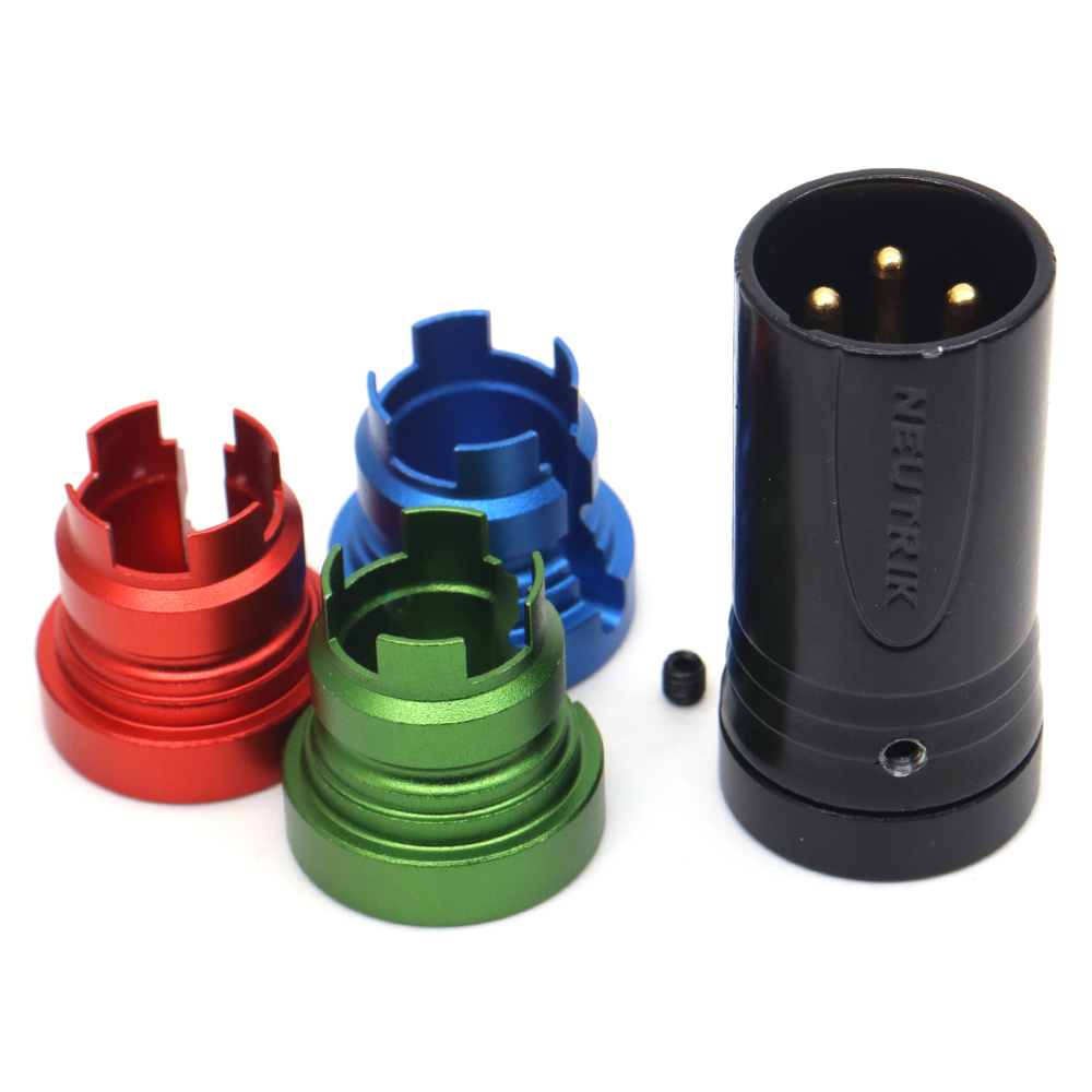 Low-Profile XLR NEUTRIK XLR 3Pin 4Pin Male Female Connector Audio Plug