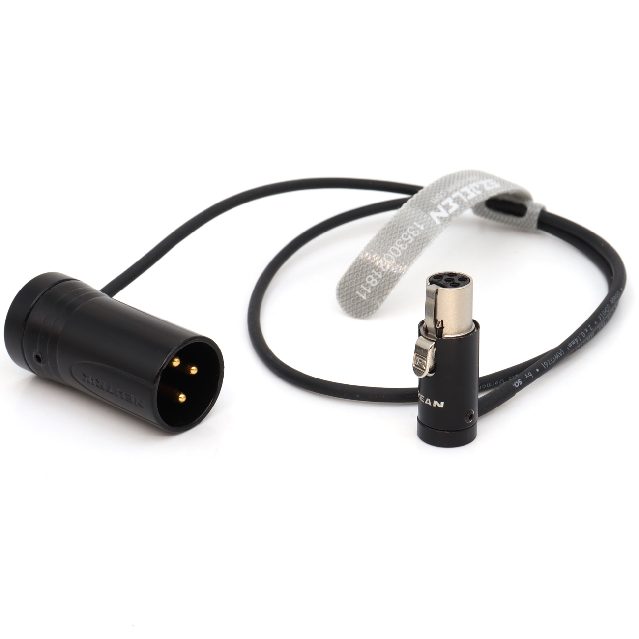 Low-Profile XLR 3Pin Male to TA5F cable For Zaxcom Wisycom Lectrosonics Receiver