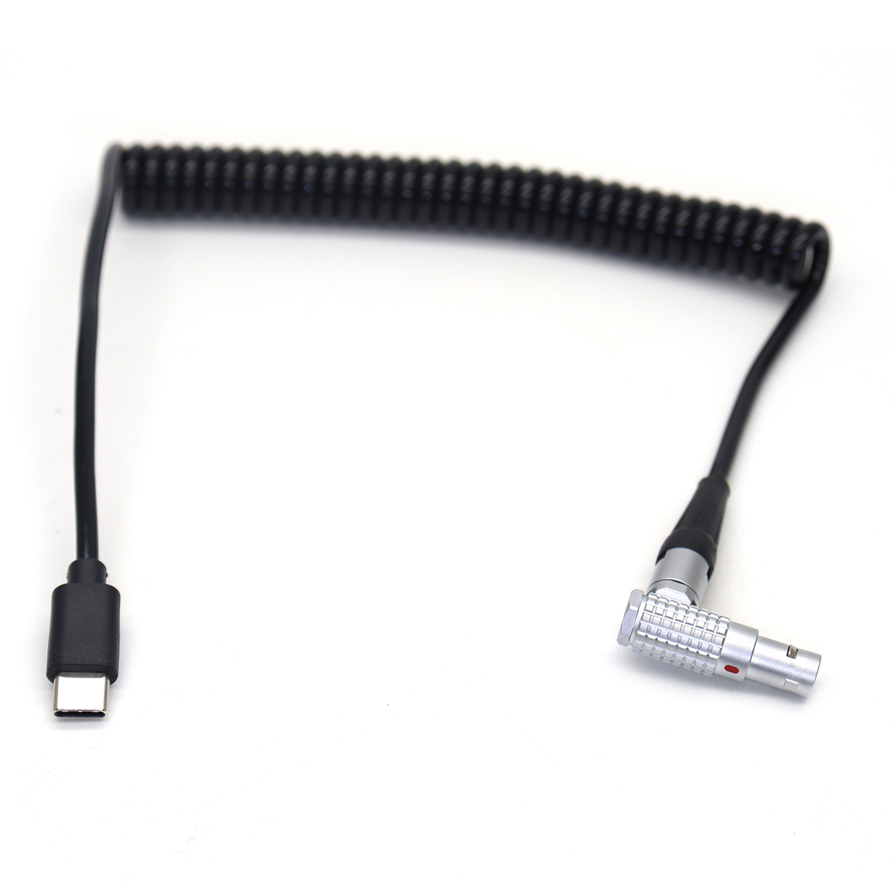 Nucleus-M Power Coiled Cable for DJI Ronin RS3 RS4 Type-C To 0B 7Pin for TILTA