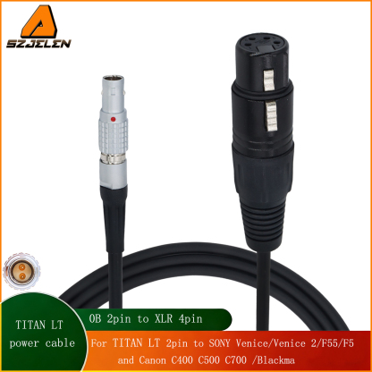 MotoCrane Titan LT Remote PTZ 14.4V 0B 2Pin To XLR 4Pin Female For SONY Venice/F55/F5 and Canon C400/Blackmagic URSA