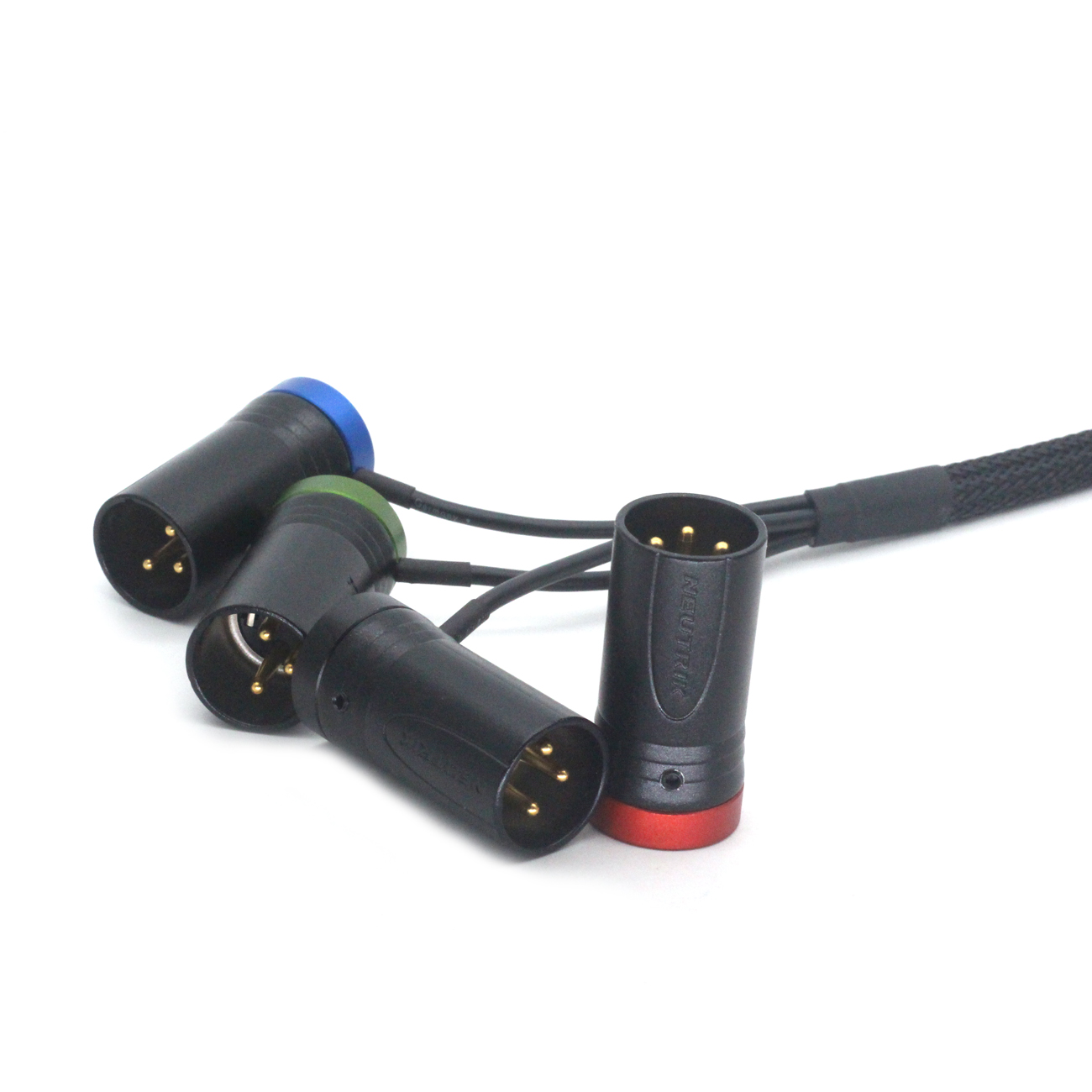 Audio Cable 4 Channel Short XLR 3Pin Male to Female for SCORPIO link Lectrosonics